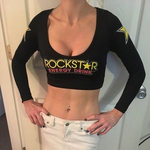 NEW Rockstar Energy Model Crop Long Sleeve